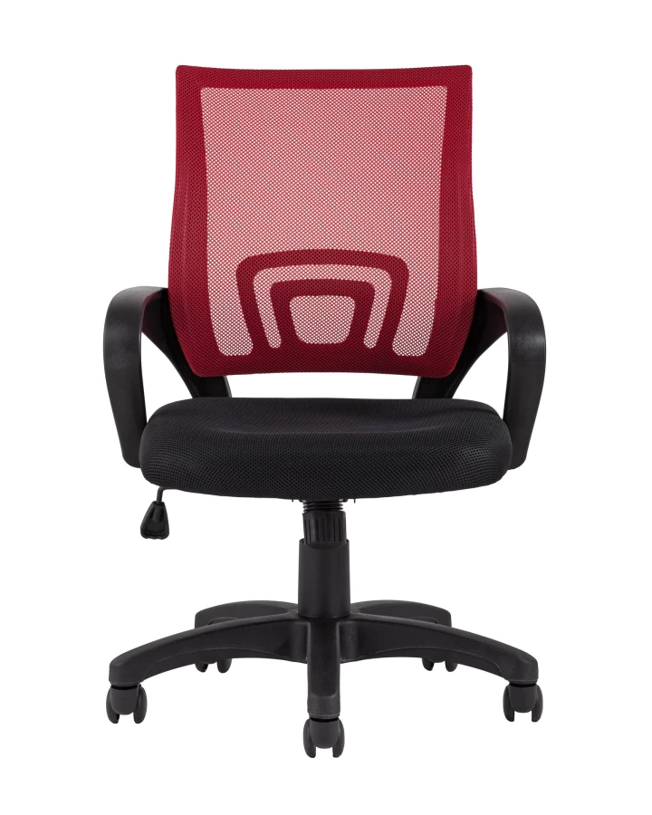 Кресло офисное TopChairs Simple красное (изображение №3)