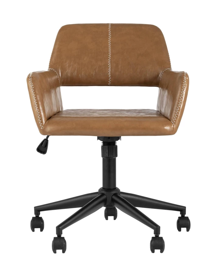 Кресло компьютерное Филиус экокожа коричневый (изображение №2)