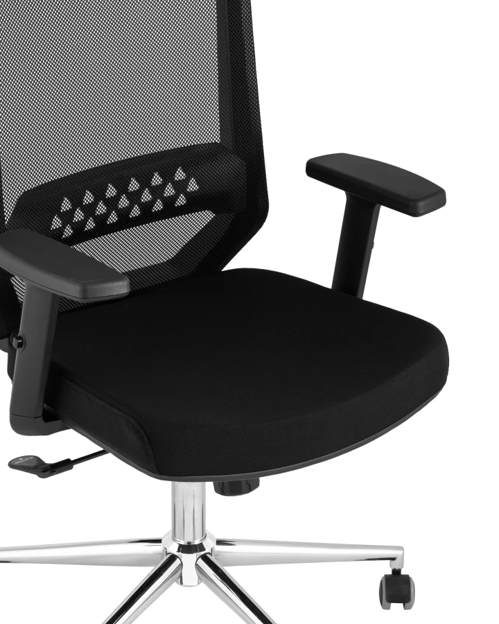 Кресло офисное TopChairs Names черный (изображение №7)