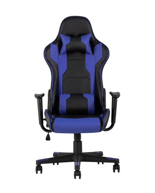 Кресло игровое TopChairs Diablo синее (изображение №3)