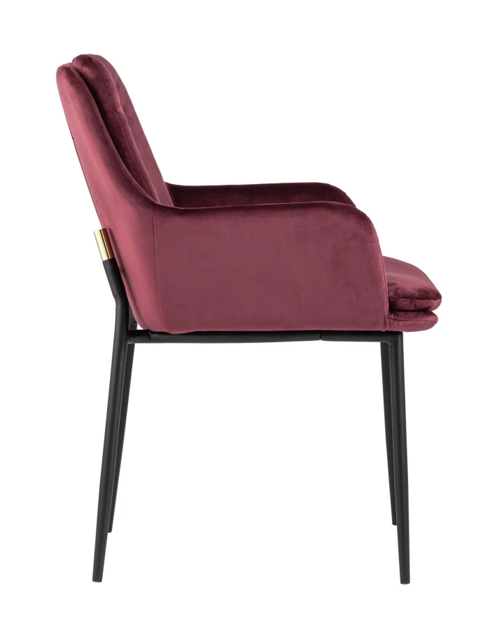 Кресло Саманта велюр бордовый (изображение №4)