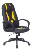 Кресло игровое Zombie 8 черный/желтый искусственная кожа крестовина пластик (изображение №1)