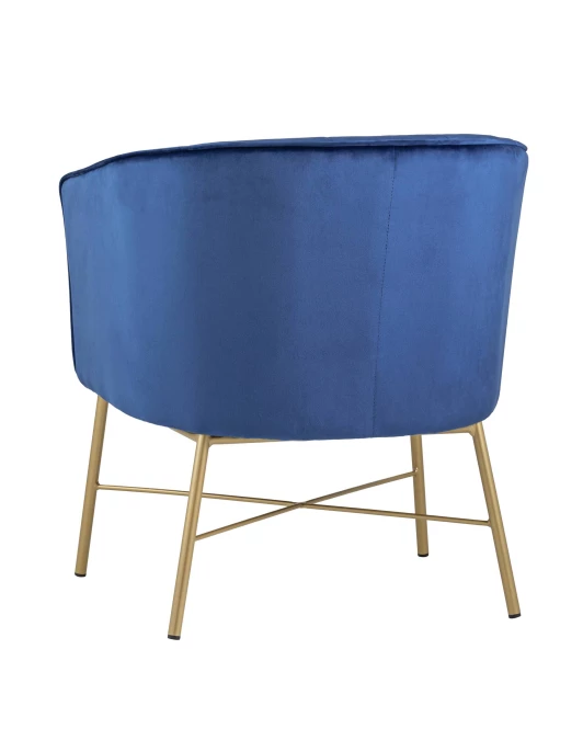 Кресло Шале велюр синий (изображение №5)