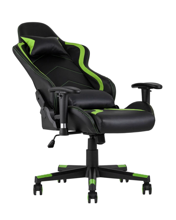 Кресло игровое TopChairs Cayenne зеленое (изображение №7)