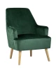 Кресло Хантер велюр зеленый (изображение №1)