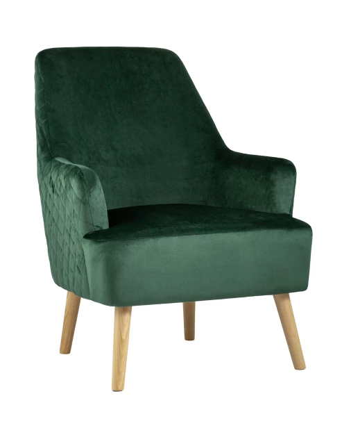 Кресло Хантер велюр зеленый (изображение №1)