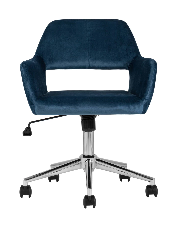 Кресло офисное Ross велюр синий (изображение №3)