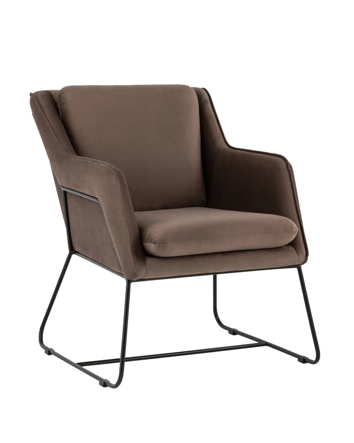 Кресло Роланд велюр коричневый (изображение №1)