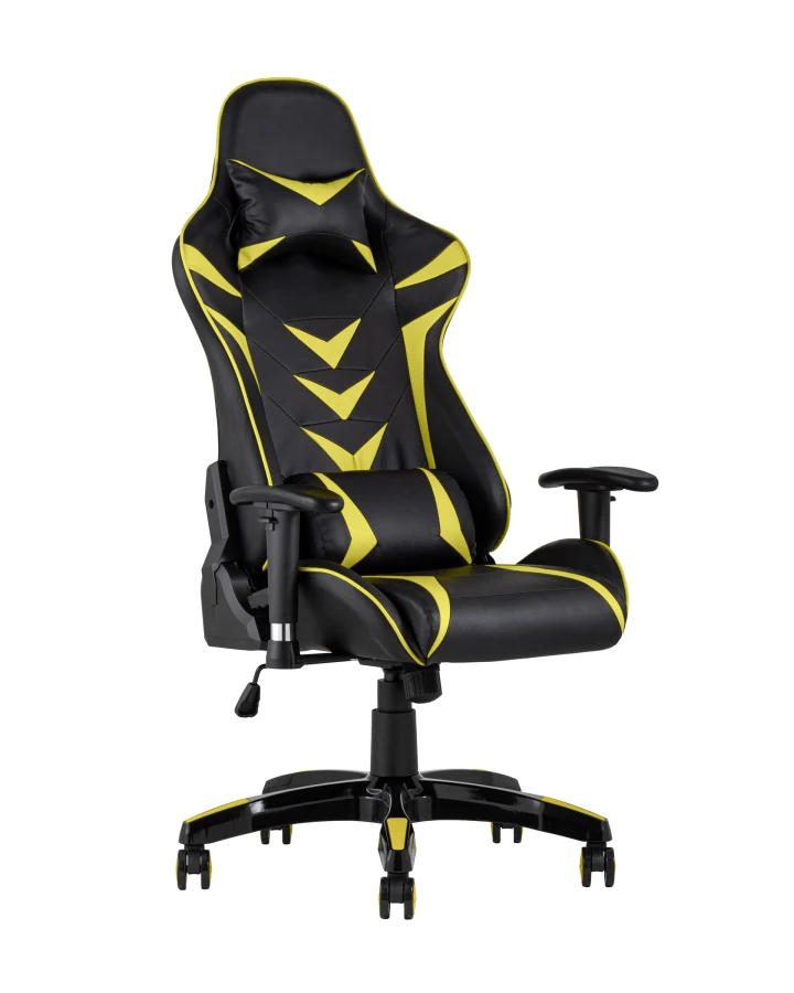 Кресло игровое TopChairs Corvette желтое (изображение №1)