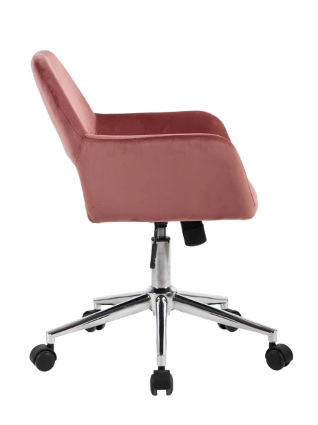 Кресло офисное Ross велюр розовый (изображение №2)