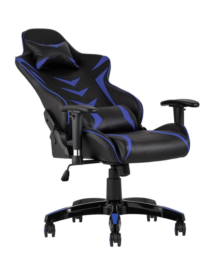 Кресло игровое TopChairs Corvette синее (изображение №7)