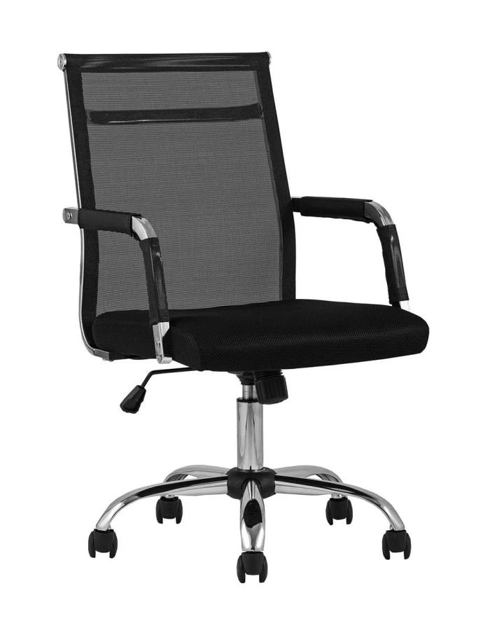 Кресло офисное TopChairs Clerk черное (изображение №1)