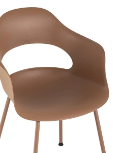 Второе фото. Стул Lady пластик коричневый