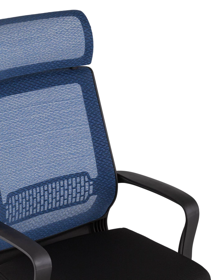 Кресло офисное TopChairs Style голубое (изображение №2)
