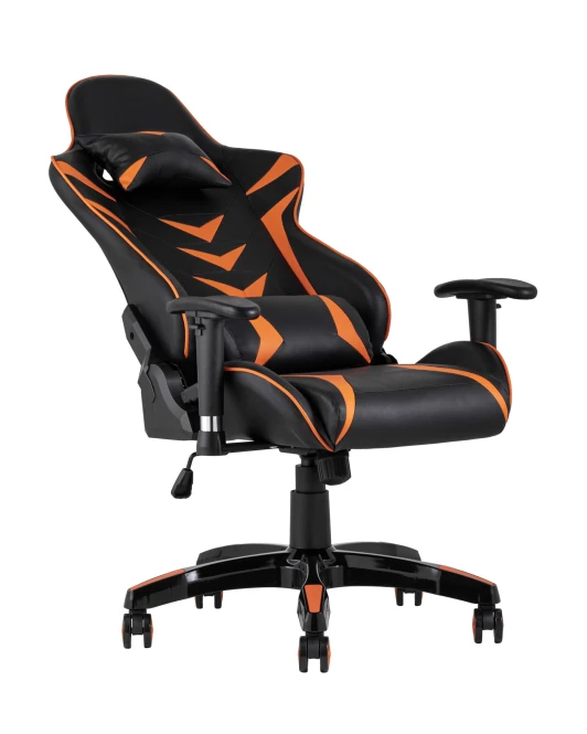 Кресло игровое TopChairs Corvette оранжевое (изображение №7)