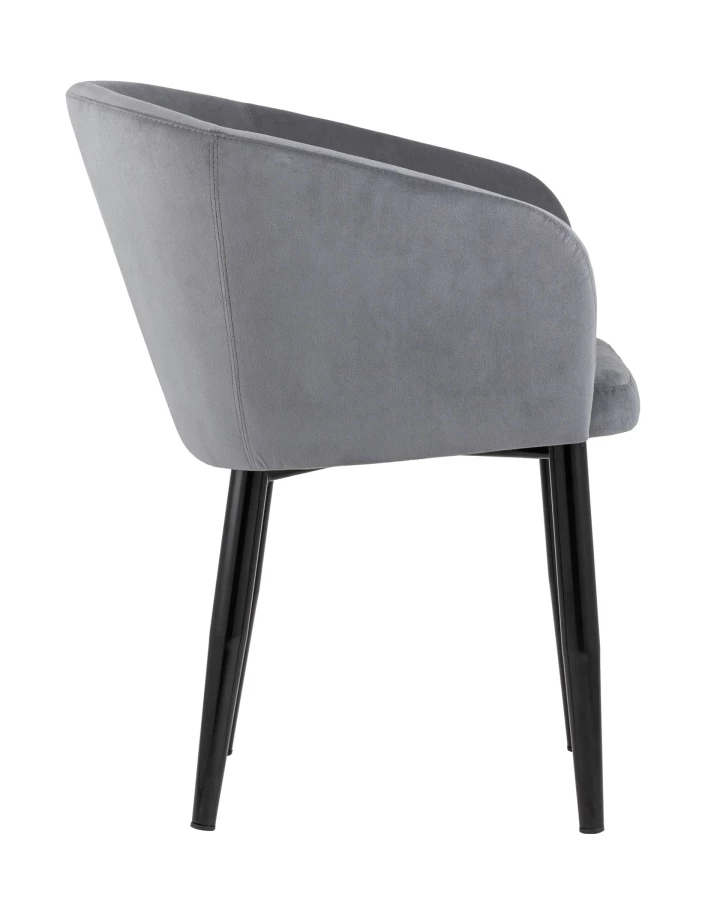 Кресло Ральф велюр серый (изображение №3)
