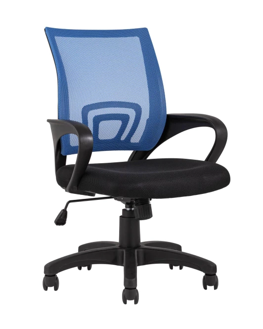 Кресло офисное TopChairs Simple синее (изображение №2)