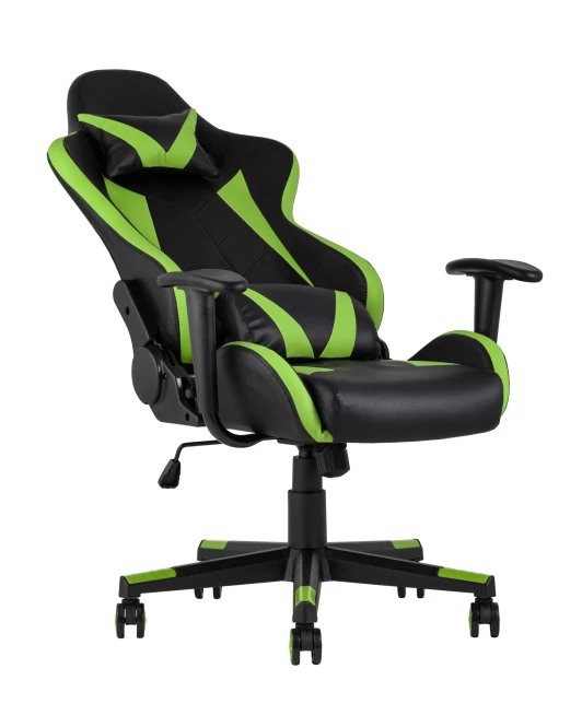 Кресло игровое TopChairs Gallardo зеленое (изображение №7)