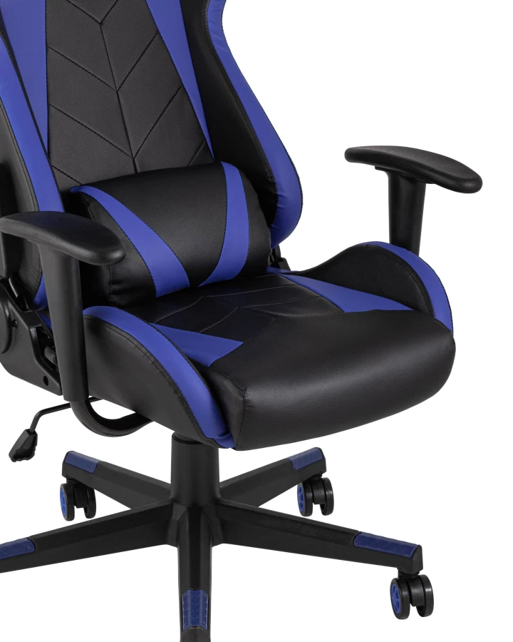Кресло игровое TopChairs Gallardo синее (изображение №8)