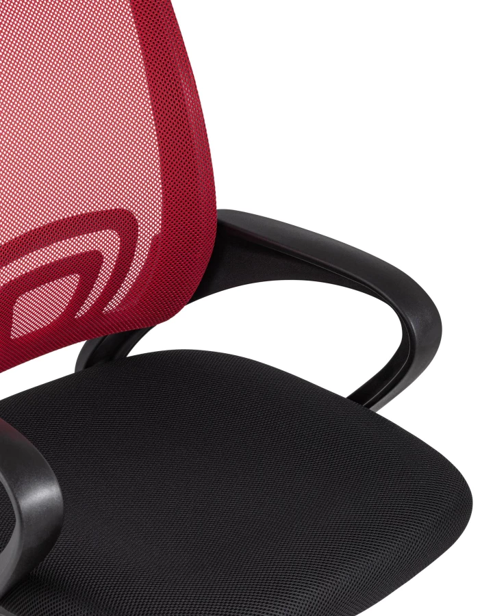 Кресло офисное TopChairs Simple красное (изображение №8)