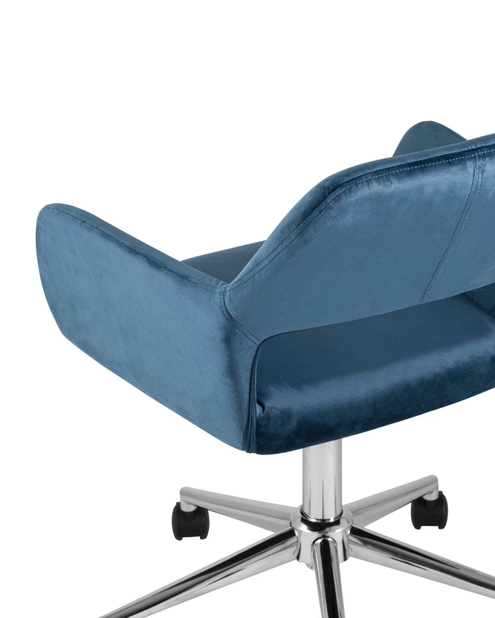 Кресло офисное Ross велюр синий (изображение №7)