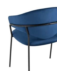 Второе фото. Стул Алексис велюр синий