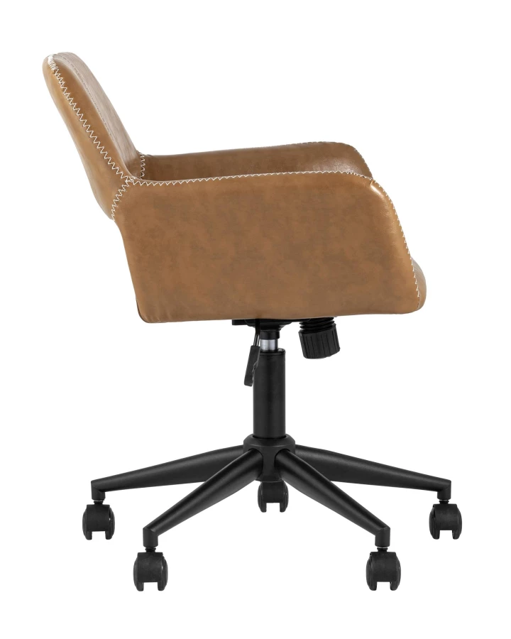 Кресло компьютерное Филиус экокожа коричневый (изображение №3)