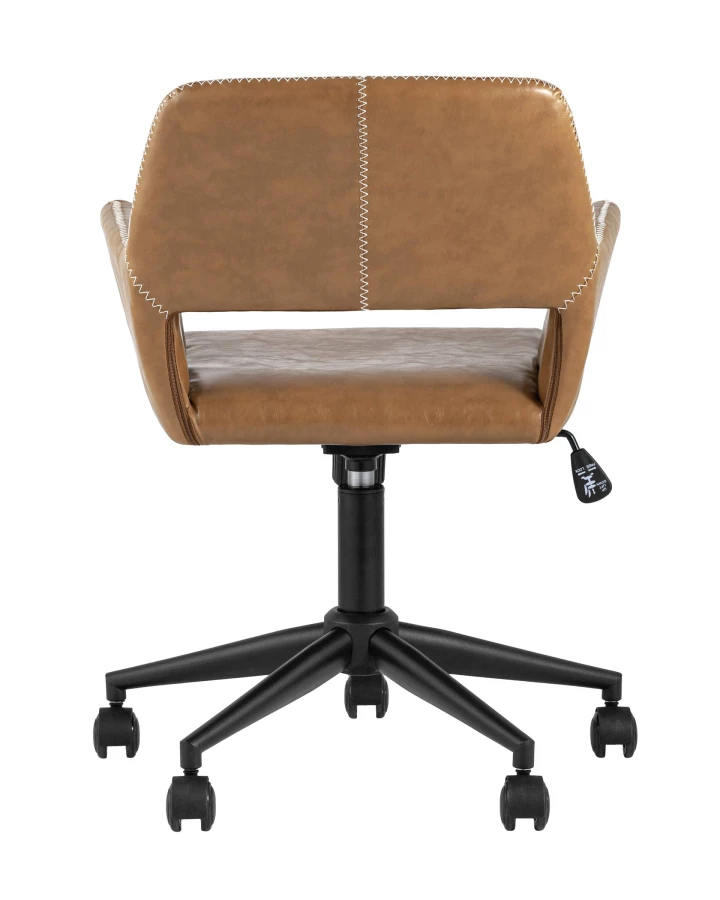 Кресло компьютерное Филиус экокожа коричневый (изображение №4)