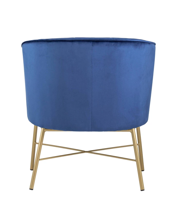 Кресло Шале велюр синий (изображение №4)