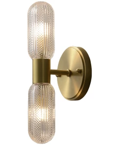 Второе фото. Светильник настенный Moderli V11018-2W Brass