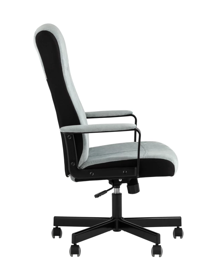 Кресло руководителя TopChairs ST-DOMINGO серо-голубой (изображение №4)