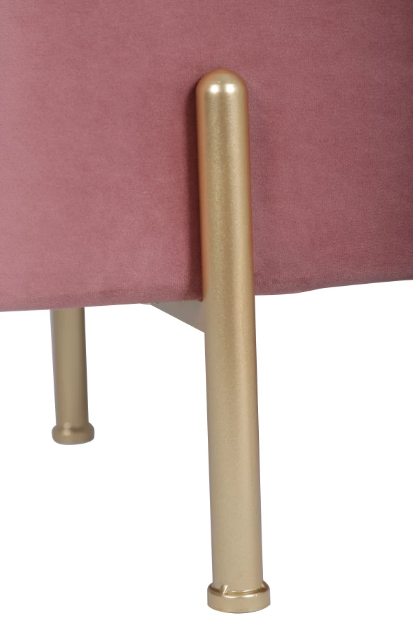 Банкетка Болейн с ящиком велюр розовый (изображение №5)