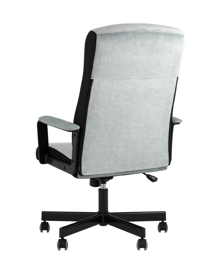 Кресло руководителя TopChairs ST-DOMINGO серо-голубой (изображение №6)