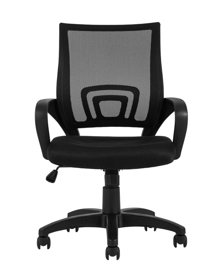 Кресло офисное TopChairs Simple черное (изображение №5)