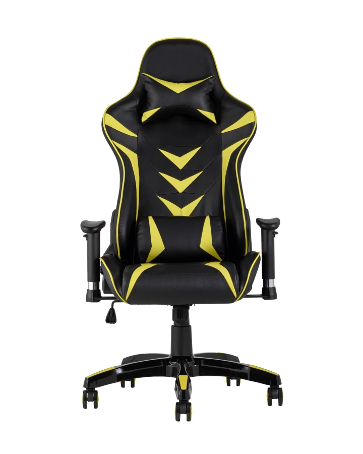 Кресло игровое TopChairs Corvette желтое (изображение №3)