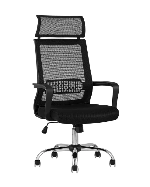 Кресло офисное TopChairs Style черное (изображение №1)