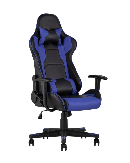 Кресло игровое TopChairs Diablo синее (изображение №1)