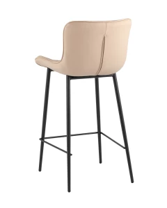 Второе фото. Стул барный Vault экокожа бежевый