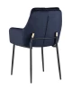Кресло Саманта велюр темно-синий (изображение №6)