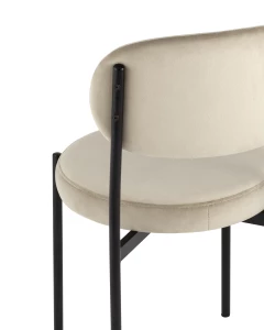 Второе фото. Стул Бриф NEW велюр бежевый