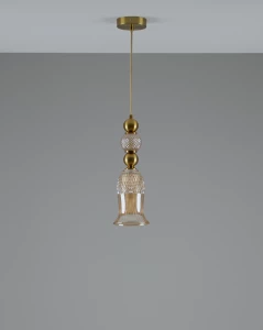 Второе фото. Светильник подвесной Moderli V10907-P Glassy