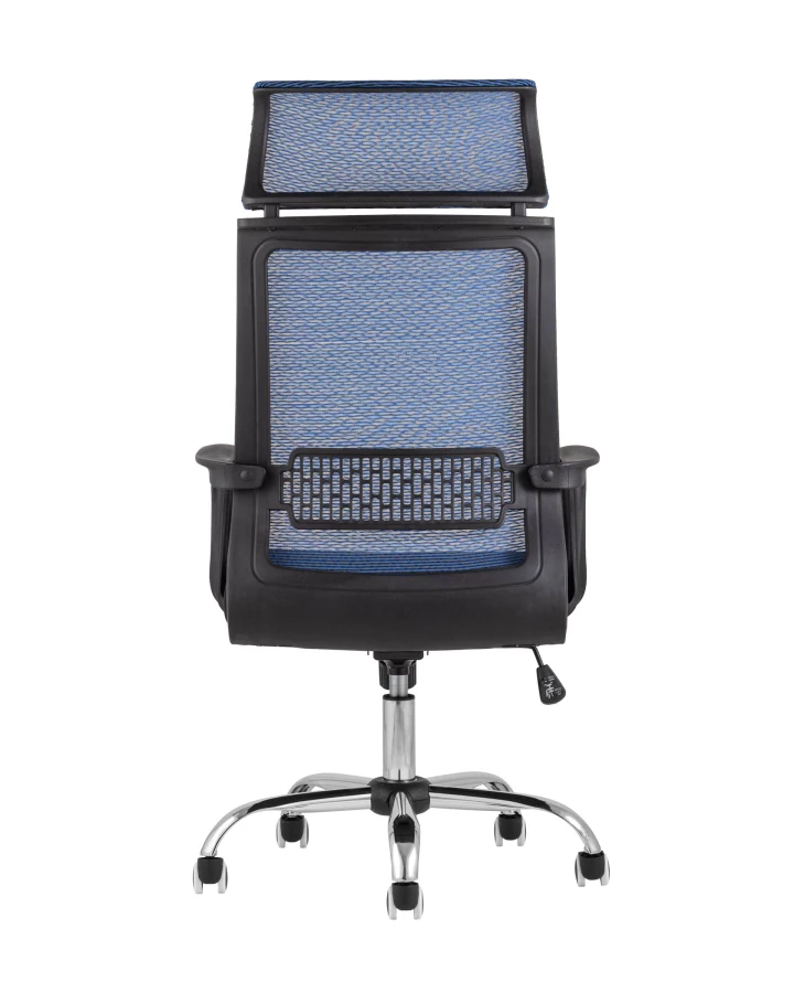Кресло офисное TopChairs Style голубое (изображение №4)