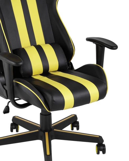 Кресло игровое TopChairs Camaro желтое (изображение №8)