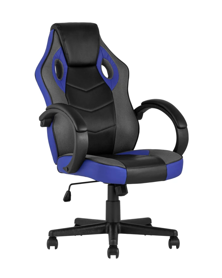 Кресло игровое TopChairs Sprinter синее (изображение №1)