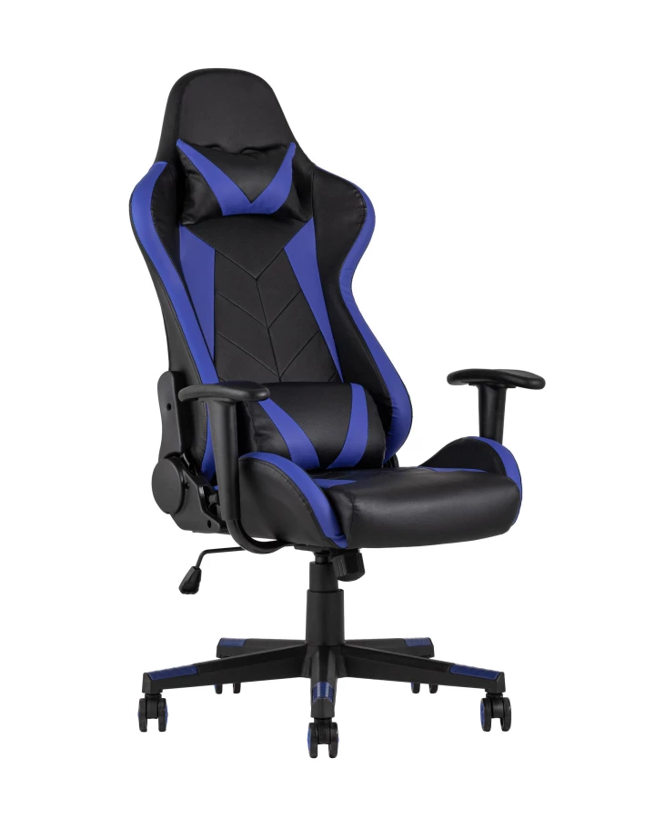 Кресло игровое TopChairs Gallardo синее (изображение №2)