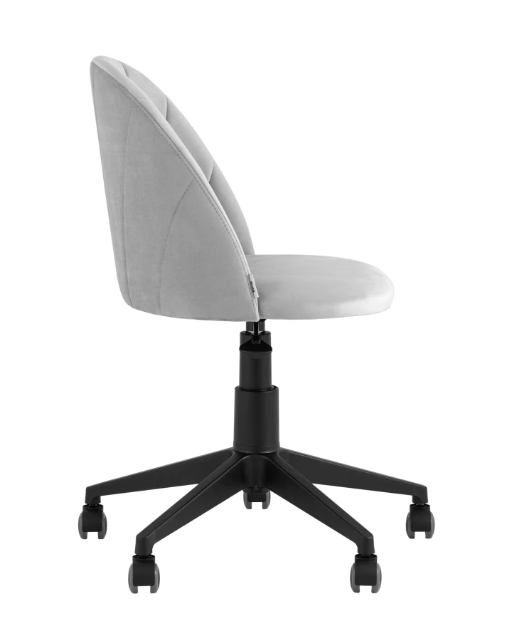 Кресло компьютерное Логан велюр светло-серый (изображение №4)