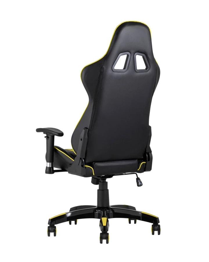Кресло игровое TopChairs Corvette желтое (изображение №6)