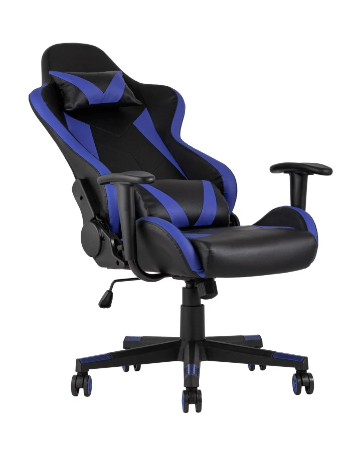 Кресло игровое TopChairs Gallardo синее (изображение №7)
