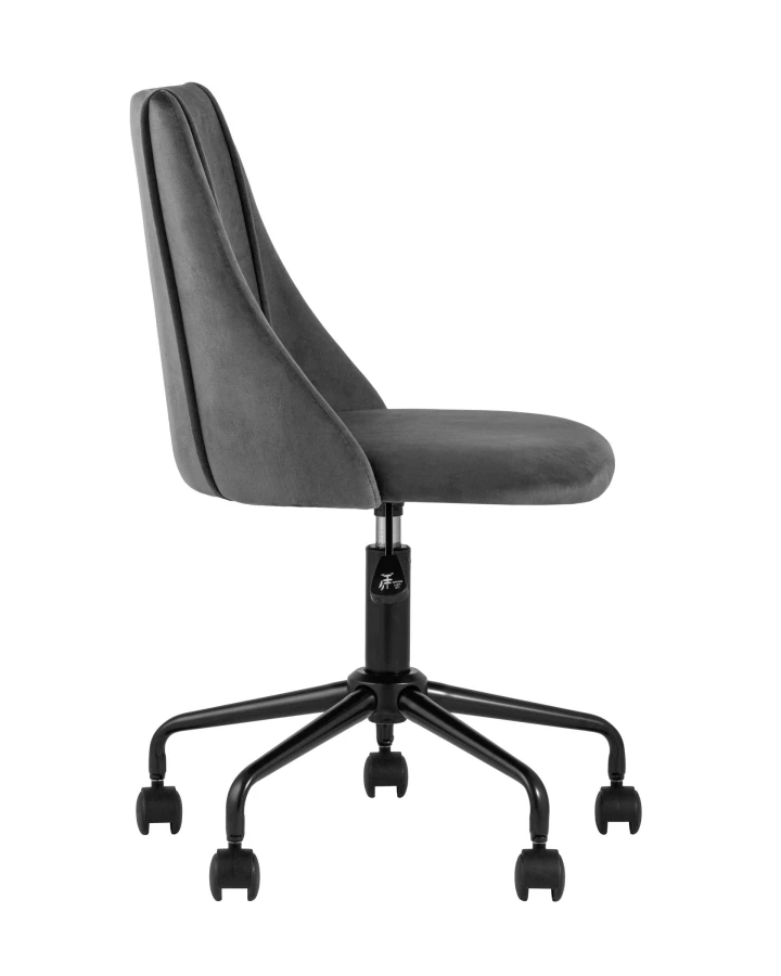 Кресло компьютерное Сиана велюр серый (изображение №3)