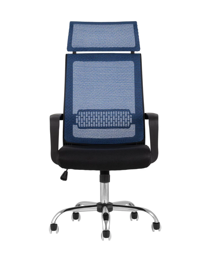 Кресло офисное TopChairs Style голубое (изображение №5)